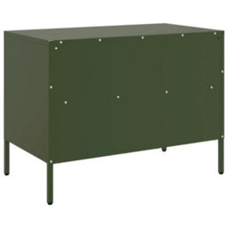Berkfield Industrial Tv Cabinet Olive Green 68X39X50.5 Cm Steel - thumbnail 8