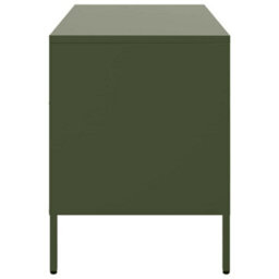 Berkfield Industrial Tv Cabinet Olive Green 68X39X50.5 Cm Steel - thumbnail 7