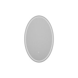 Royal Bathrooms Capri 500 X 800mm Oval Led Illuminated Framed Mirror With Demister Pad - Chrome - thumbnail 3