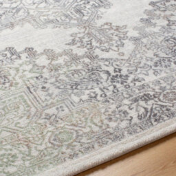Livabliss Roma-Vintage Grey Brown Green Traditional Boho Living Dining Bedroom Rug 80 X 220 Cm Easy Care, Non Shedding - thumbnail 3