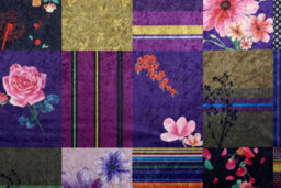 2 Seater Sofa In Patchwork Multicolour Fabric - thumbnail 5
