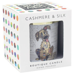 Scented Candle Cashmere & Silk Bug Art Murphy Mutt Hand Poured Aromatherapy - thumbnail 2
