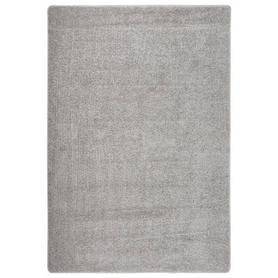Walplus Shaggy Rug Light Grey 120X170 Cm Anti Slip - image 1