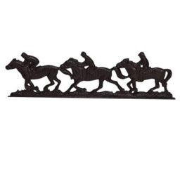 AB Tools Racing Race Horse Coat Jacket Hanger Rack 4 Hooks Pegs Stable Wall House - thumbnail 3