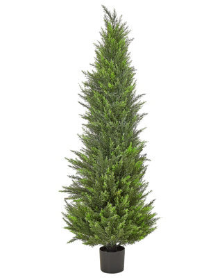 Wyld And Coco Artificial Cedar Tree 153 Cm With Realistic Textured Trunk - Indoor And Covered Outdoor Use - image 1