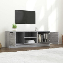 Walplus Tv Cabinet Grey Sonoma 102X35X36.5 Cm Engineered Wood - thumbnail 6