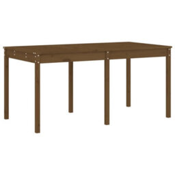 Berkfield 13 Piece Garden Dining Set Honey Brown Solid Wood Pine - thumbnail 6