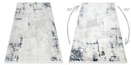 RugsX Modern Carpet Duke 51378 Cream / Blue - Concrete, Stone Structured, Ve  180X270 Cm - thumbnail 2