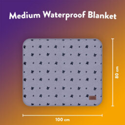 Slumberdown Waterproof Pet Blanket, Grey, Medium - thumbnail 6