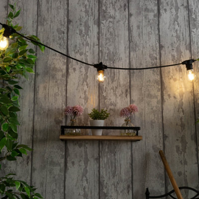 Litecraft Arnold Black Festoon Outdoor String Light Kit - image 1