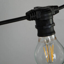 Litecraft Arnold Black Festoon Outdoor String Light Kit - thumbnail 6