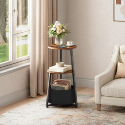 Side Table Bedside Table Accent Sofa Side Table End Table 30 X 30 X 67 Cm - thumbnail 4