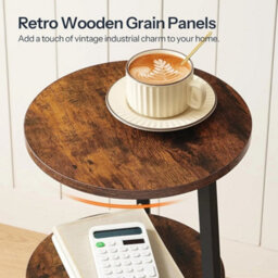 Side Table Bedside Table Accent Sofa Side Table End Table 30 X 30 X 67 Cm - thumbnail 5