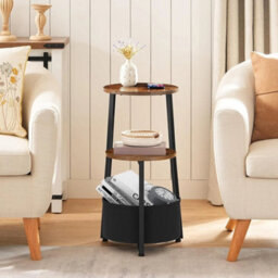 Side Table Bedside Table Accent Sofa Side Table End Table 30 X 30 X 67 Cm - thumbnail 3