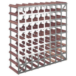 Vidaxl Wine Rack For 72 Bottles Brown Solid Wood Pine - thumbnail 6