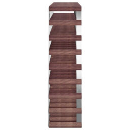 Vidaxl Wine Rack For 72 Bottles Brown Solid Wood Pine - thumbnail 5