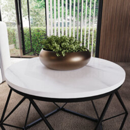 Lassic Vida Designs Brooklyn Nest Of 2 Geometric Tables, Marble - thumbnail 7