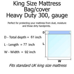 Gardeners Dream 4 X King Size Bed Heavy Duty Mattress Protector Dust Removal Cover Storage Bag - thumbnail 2