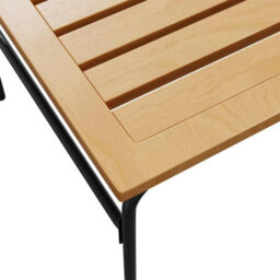 Berkfield Garden Nest Of Coffee Tables 2 Pcs Brown And Black Steel - thumbnail 9
