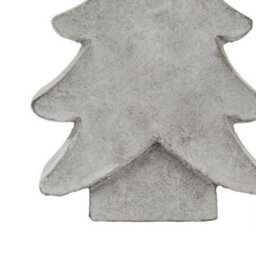 Hill Interiors Athena Stone Small Christmas Tree - Ceramic - L5 X W12 X H17 Cm - White - thumbnail 3