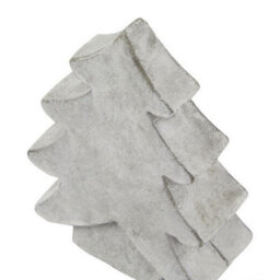 Hill Interiors Athena Stone Small Christmas Tree - Ceramic - L5 X W12 X H17 Cm - White - thumbnail 2
