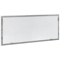 Berkfield Led Bathroom Mirror Grey Sonoma 100X8.5X37 Cm Engineered Wood - thumbnail 5