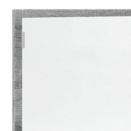 Berkfield Led Bathroom Mirror Grey Sonoma 100X8.5X37 Cm Engineered Wood - thumbnail 9