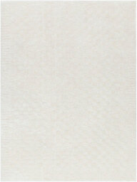 Livabliss Freud-Modern Ivory Off-White High Pile Checkered Living Dining Bedroom Rug 200 X 275 Cm Easy Care, Non Shedding - thumbnail 1