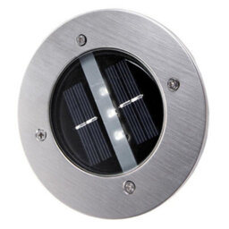 Taylor & Brown 2 Pack Solar Powered Ground Light Waterproof Garden Pathway Lights With 3 Leds For Home, Yard, Driveway, Lawn - thumbnail 8