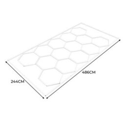 MonsterShop Hexagon Led Lighting 14 Lights & Border - thumbnail 5