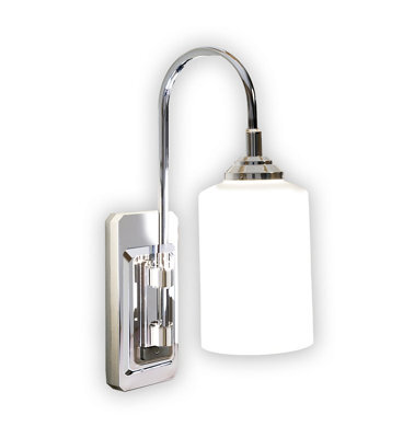JML Smart Sconce Chrome - Wireless, 2-Way Dimmable Wall Light With Remote Control - image 1