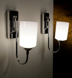 JML Smart Sconce Chrome - Wireless, 2-Way Dimmable Wall Light With Remote Control - thumbnail 4