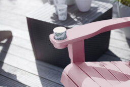 Keter 2 X Alpine Adirondack Chairs Seat Sun Lounger Garden Old Pink - thumbnail 4