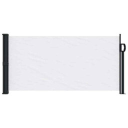 Walplus Retractable Side Awning Garden Sun Shade Canopy Gazebo For Back Door, Porch, Patio White 100X500 Cm - thumbnail 3