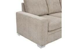 Home Detail Alana Left-Hand Facing Corner Sofa, Mocha Jumbo Cord - thumbnail 6