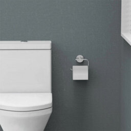 New Wall Mounted Toilet Roll Holder Bathroom Paper Holder Without Lid - thumbnail 5