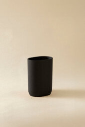 Cosmic Toothbrush Holder, Black, Freestanding Or Wall Mounted, Compatible With All Accessories Of The Modular Alife Collection - thumbnail 1