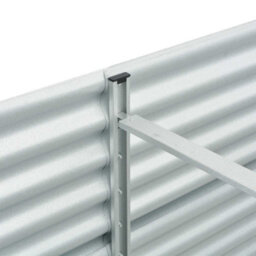 Walplus Garden Raised Bed 320X80X81 Cm Galvanised Steel Silver - thumbnail 7