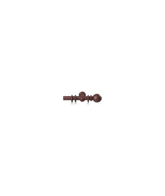 28mm  Woodland Curtain Pole Set - Dark Oak - image 1
