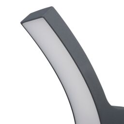 GoodHome Gambell Fixed Matt Dark Grey Integrated Led Pir With Motion Sensor Outdoor Wall Light 10W - thumbnail 5