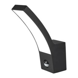 GoodHome Gambell Fixed Matt Dark Grey Integrated Led Pir With Motion Sensor Outdoor Wall Light 10W - thumbnail 2