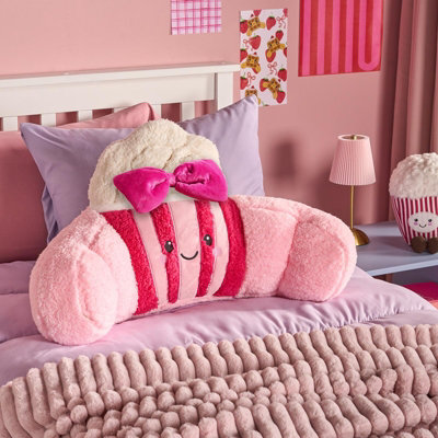 Ohs Paisley The Bow Popcorn Cuddle Cushion Novelty Reading Pillow - image 1