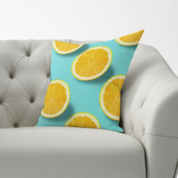 Warren Reed Designer Fresh Lemons Cushions 60Cm X 60Cm - thumbnail 2