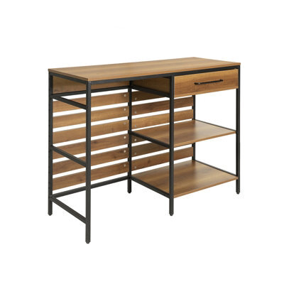 Sobuy Fsb71-Pf, Kitchen Island On Wheels With Worktop Kitchen Trolley Cabinet With Drawer And Shelves, Butchers Block Trolley - image 1