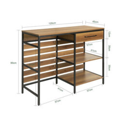 Sobuy Fsb71-Pf, Kitchen Island On Wheels With Worktop Kitchen Trolley Cabinet With Drawer And Shelves, Butchers Block Trolley - thumbnail 3