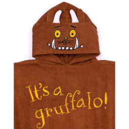 The Gruffalo Childrens/kids Towel Poncho Brown (One Size) - thumbnail 3