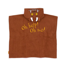 The Gruffalo Childrens/kids Towel Poncho Brown (One Size) - thumbnail 2