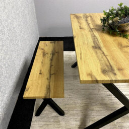 Kosy Koala Modern Dining Table And 2 Benches Set  Wooden Effect Dining Table Set - Dining Room Furniture - thumbnail 8