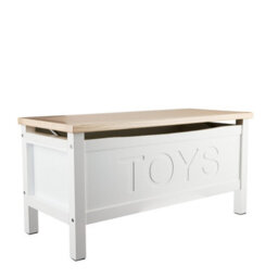 Nöa & Nani Noa & Nani Toy Box Storage Chest In Classic White & Oak Leines - thumbnail 3