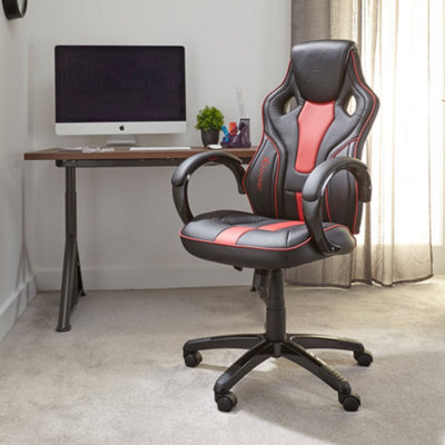 X Rocker Maverick Ergonomic Pc Office Gaming Chair - Black / Red - image 1